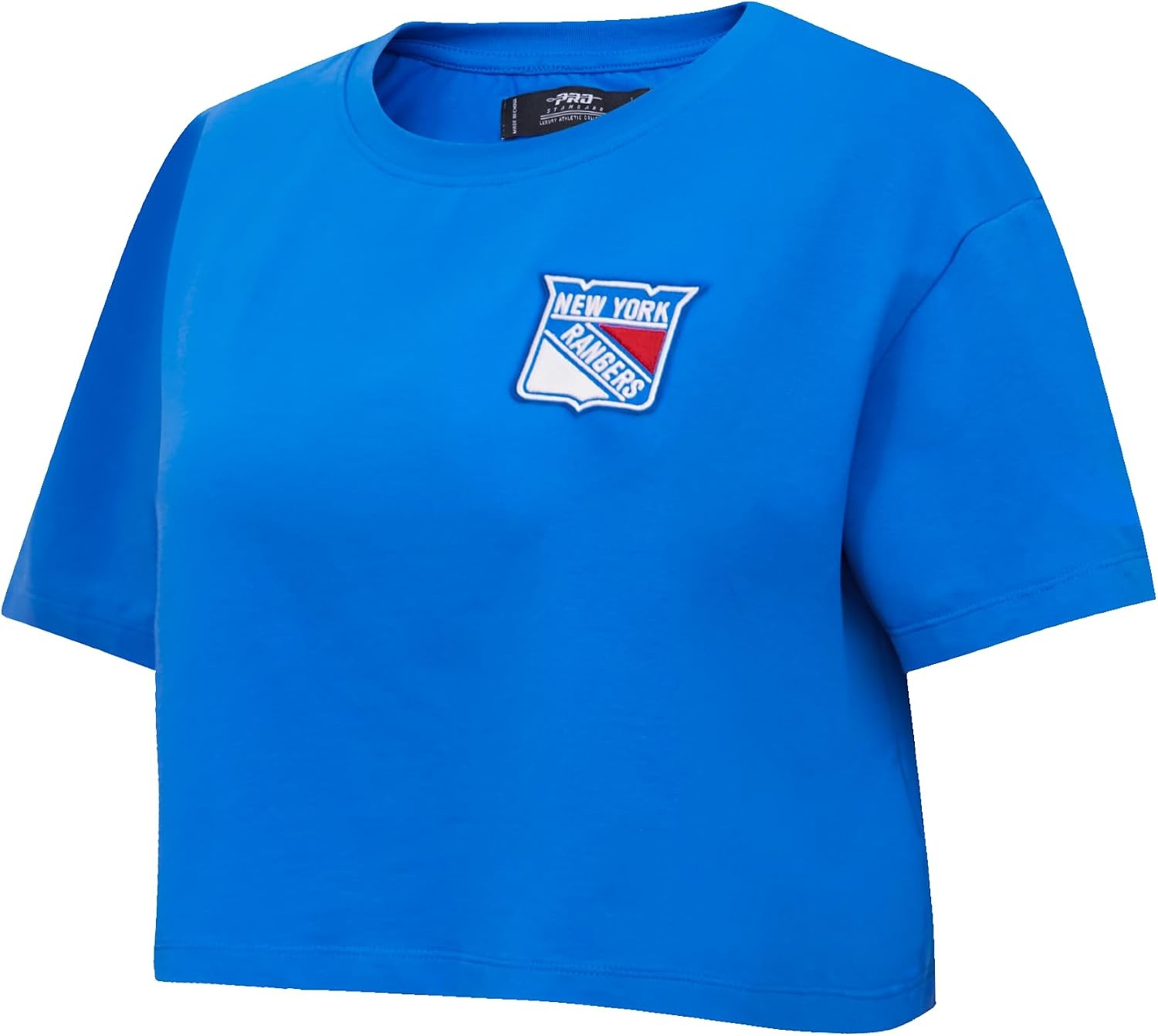 image:imagePro Standard NHL Womens Pro Standard Womens NHL Classic Chenille Short Sleeve Boxy TeeRoyal Blue