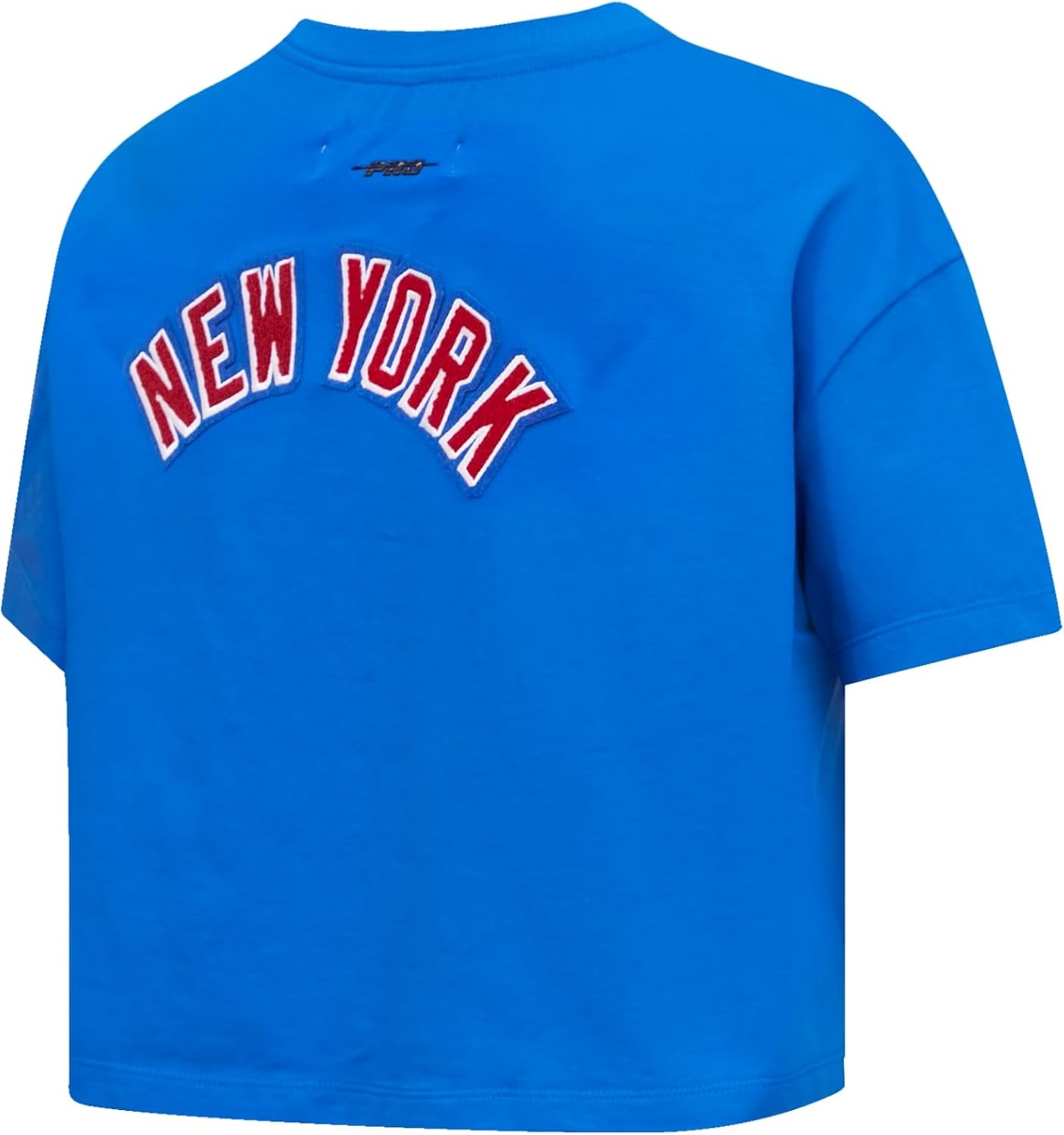 image:imagePro Standard NHL Womens Pro Standard Womens NHL Classic Chenille Short Sleeve Boxy TeeRoyal Blue