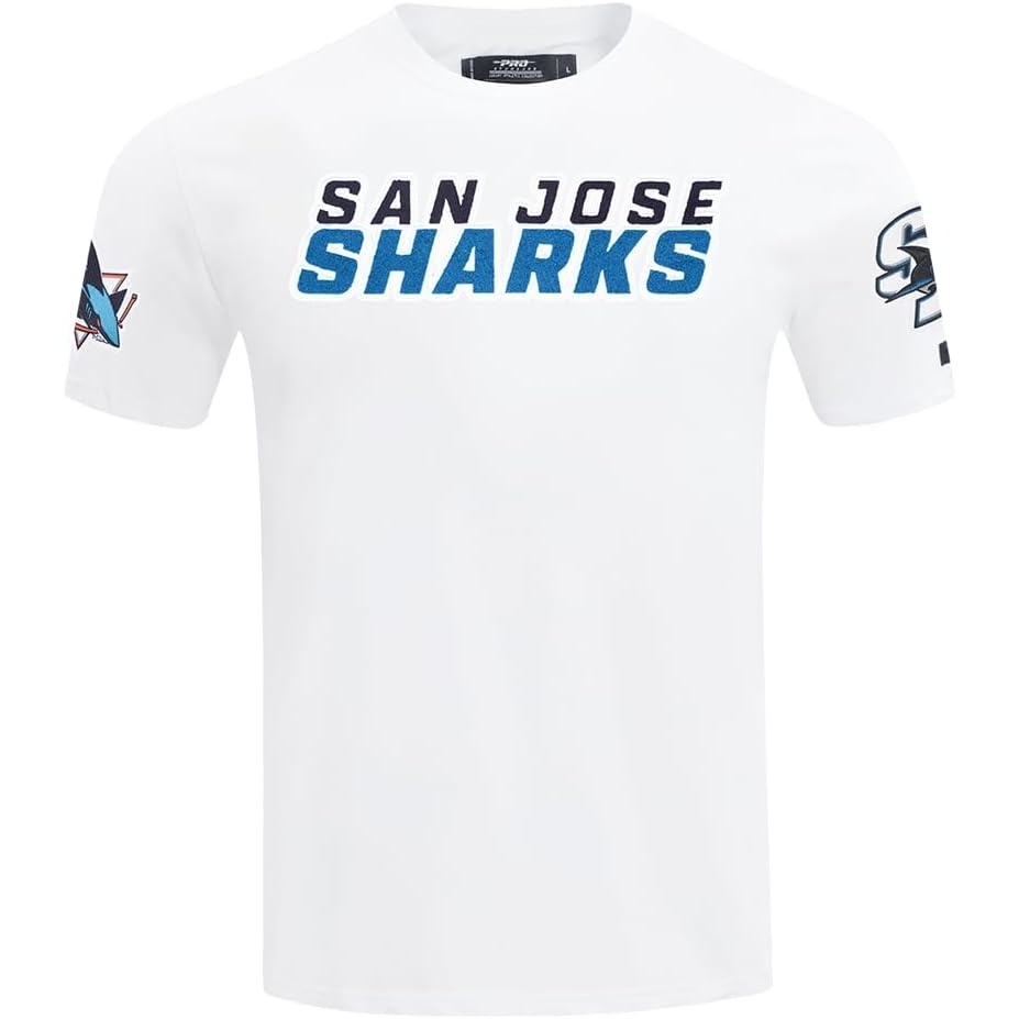 image:imagePro Standard NHL Mens Mens NHL Classic Chenille Short Sleeve TeeWhite