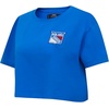 Pro Standard NHL Womens Pro Standard Womens NHL Classic Chenille Short Sleeve Boxy Tee(Royal Blue)