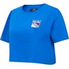 Pro Standard NHL Womens Pro Standard Womens NHL Classic Chenille Short Sleeve Boxy Tee(Royal Blue)