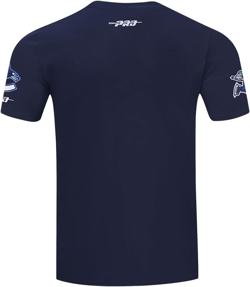 image:imagePro Standard Mens Mens NHL Classic Chenille Cotton Single Jersey Short Sleeve TeeMidnight Navy