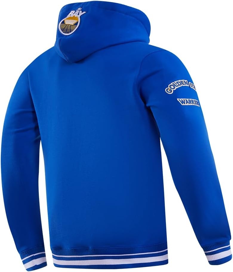 image:imagePro Standard Mens NBA Retro Classics Brushed Back French Terry Pull Over HoodieRoyal Blue