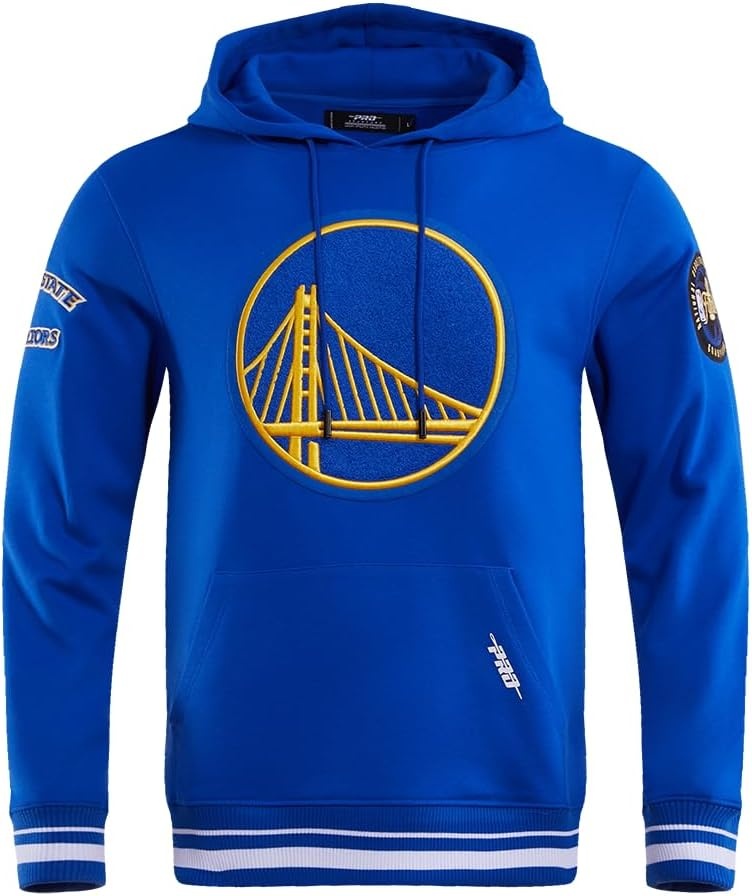 image:imagePro Standard Mens NBA Retro Classics Brushed Back French Terry Pull Over HoodieRoyal Blue