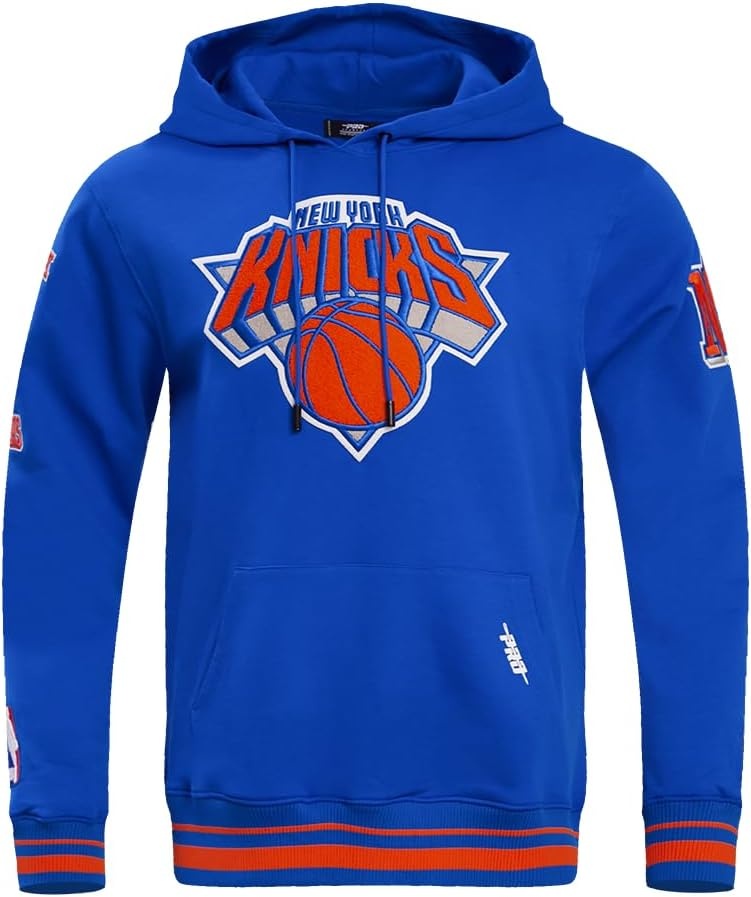 image:imagePro Standard Mens NBA Retro Classics Brushed Back French Terry Pull Over HoodieRoyal Blue