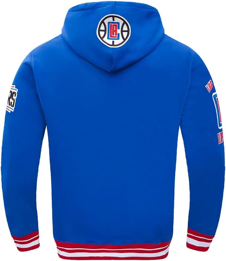 image:imagePro Standard Mens NBA Retro Classics Brushed Back French Terry Pull Over HoodieRoyal Blue