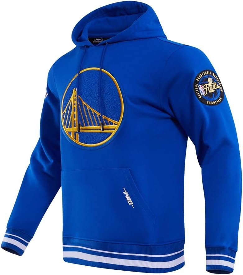 image:imagePro Standard Mens NBA Retro Classics Brushed Back French Terry Pull Over HoodieRoyal Blue