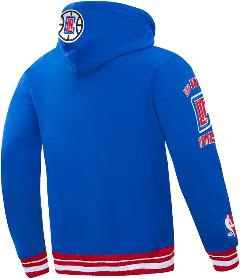 image:imagePro Standard Mens NBA Retro Classics Brushed Back French Terry Pull Over HoodieRoyal Blue