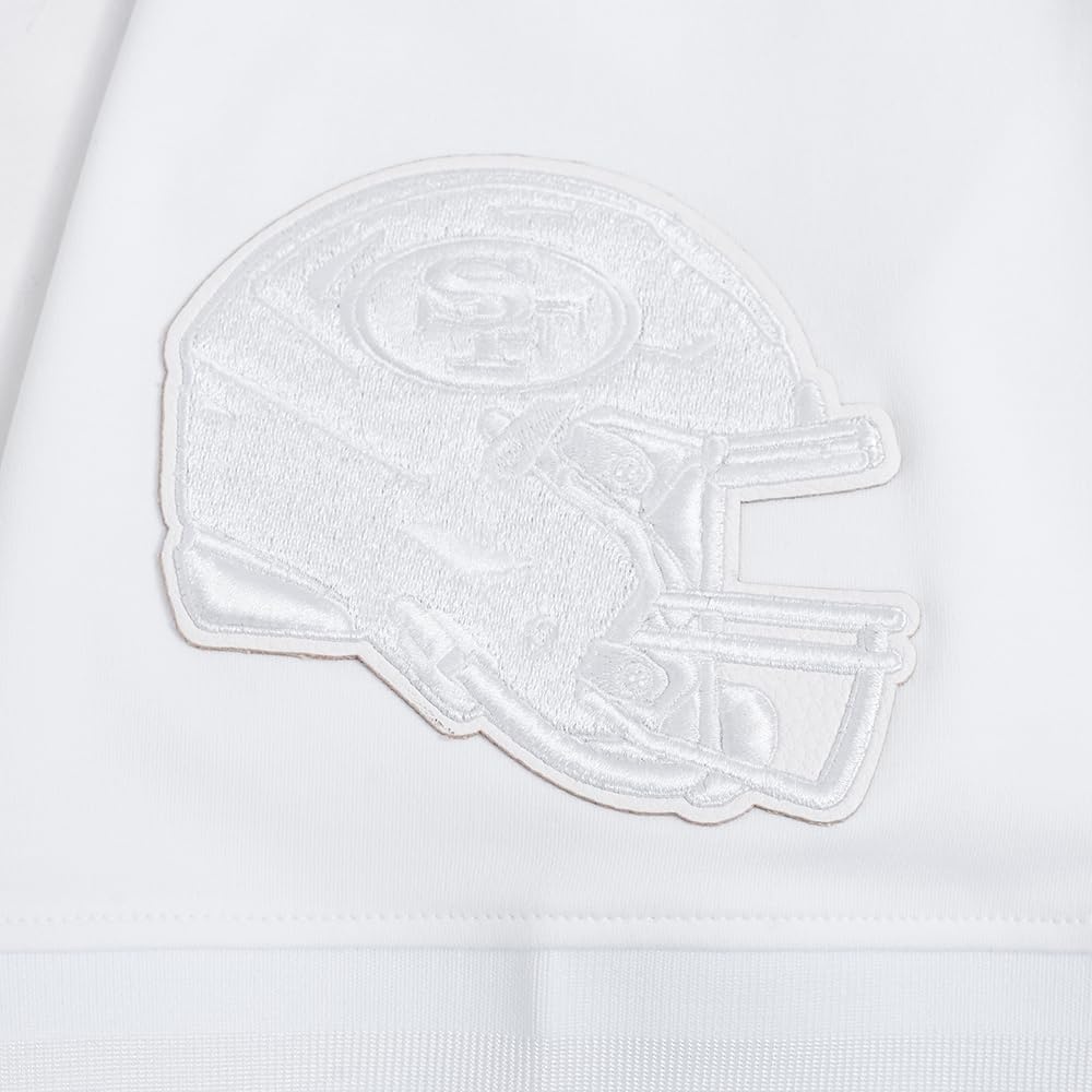 image:imagePro Standard Mens NFL Out Cotton Double Knit Short Sleeve HoodieWhite