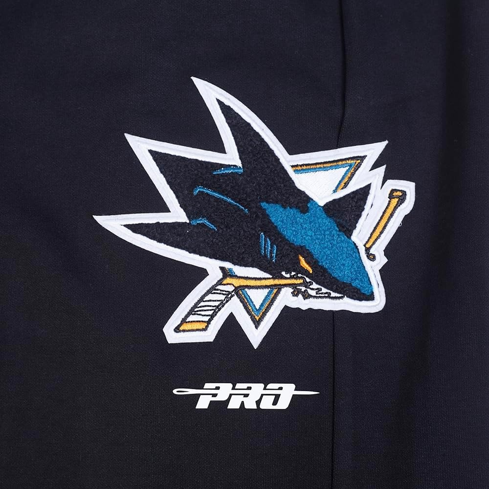 image:imagePro Standard Mens NHL San Jose Sharks Classic Chenille Jogger Black 2XL