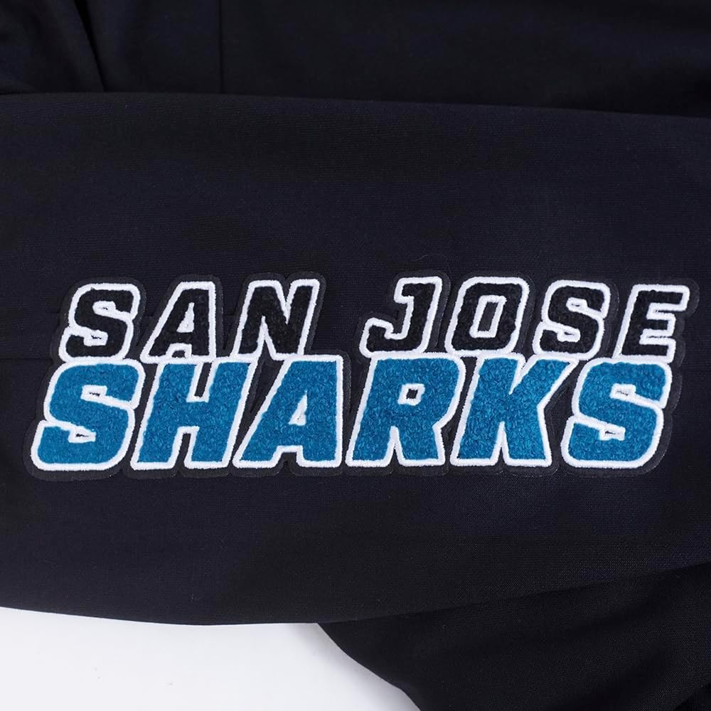 image:imagePro Standard Mens NHL San Jose Sharks Classic Chenille Jogger Black 2XL