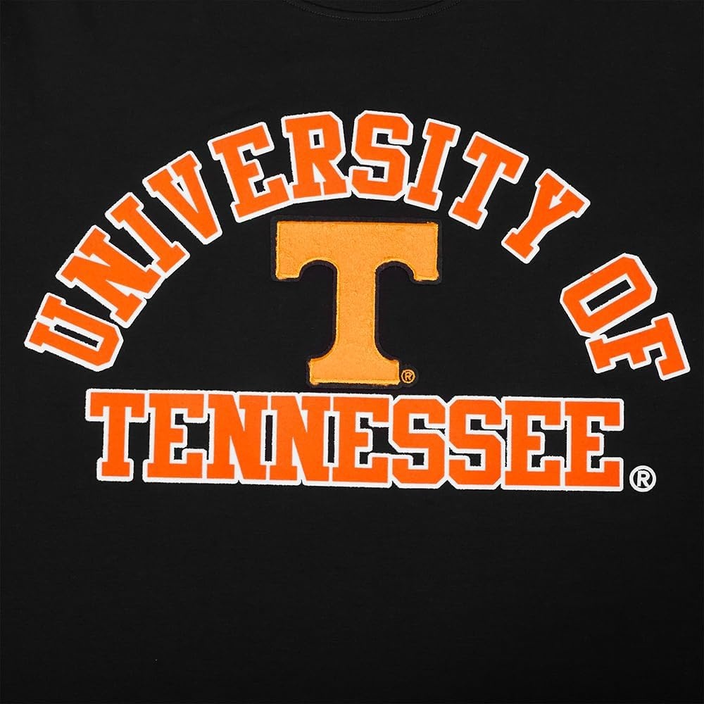 image:imagePro Standard Mens Tennessee Volunteers College Classic Chenille Short Sleeve Tee Black S