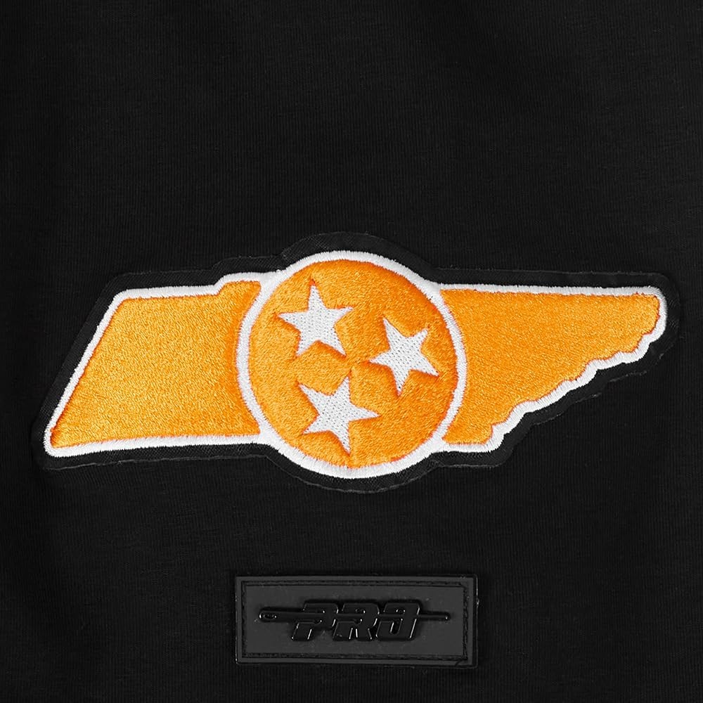 image:imagePro Standard Mens Tennessee Volunteers College Classic Chenille Short Sleeve Tee Black S