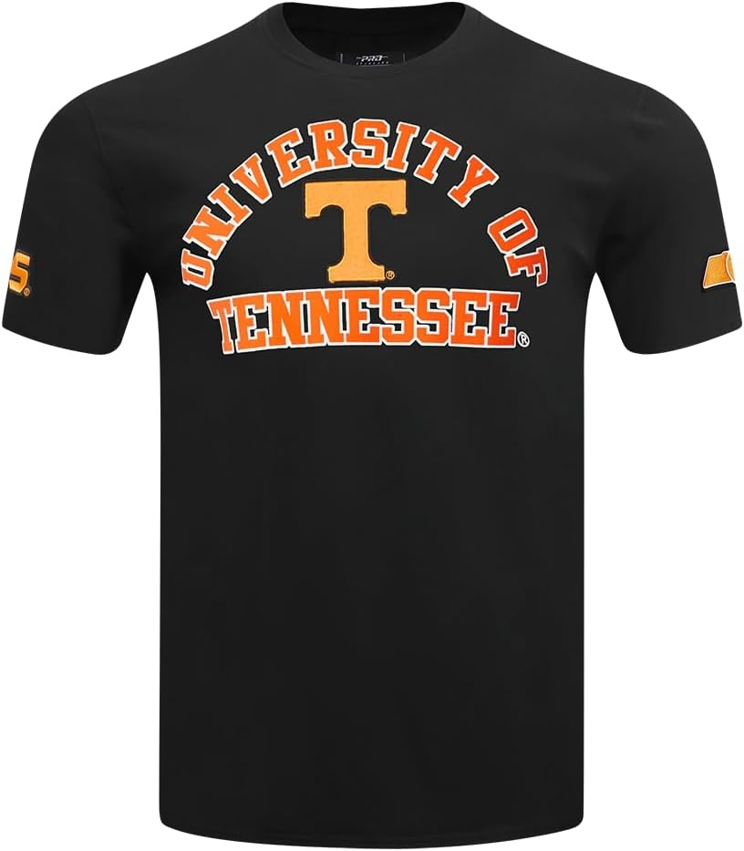 image:imagePro Standard Mens Tennessee Volunteers College Classic Chenille Short Sleeve Tee Black S