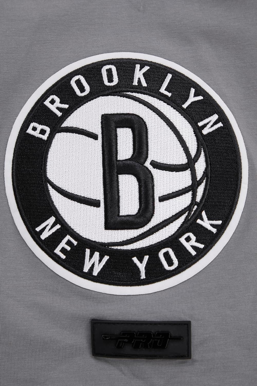 image:imagePro Standard NBA Mens Mens NBA Classic Chenille Cotton Single Jersey Short Sleeve TeeGrey
