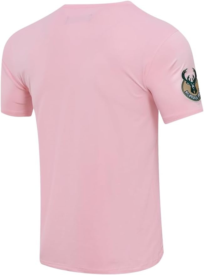 image:imagePro Standard NBA Mens Mens NBA Classic Chenille Cotton Single Jersey Short Sleeve TeePink
