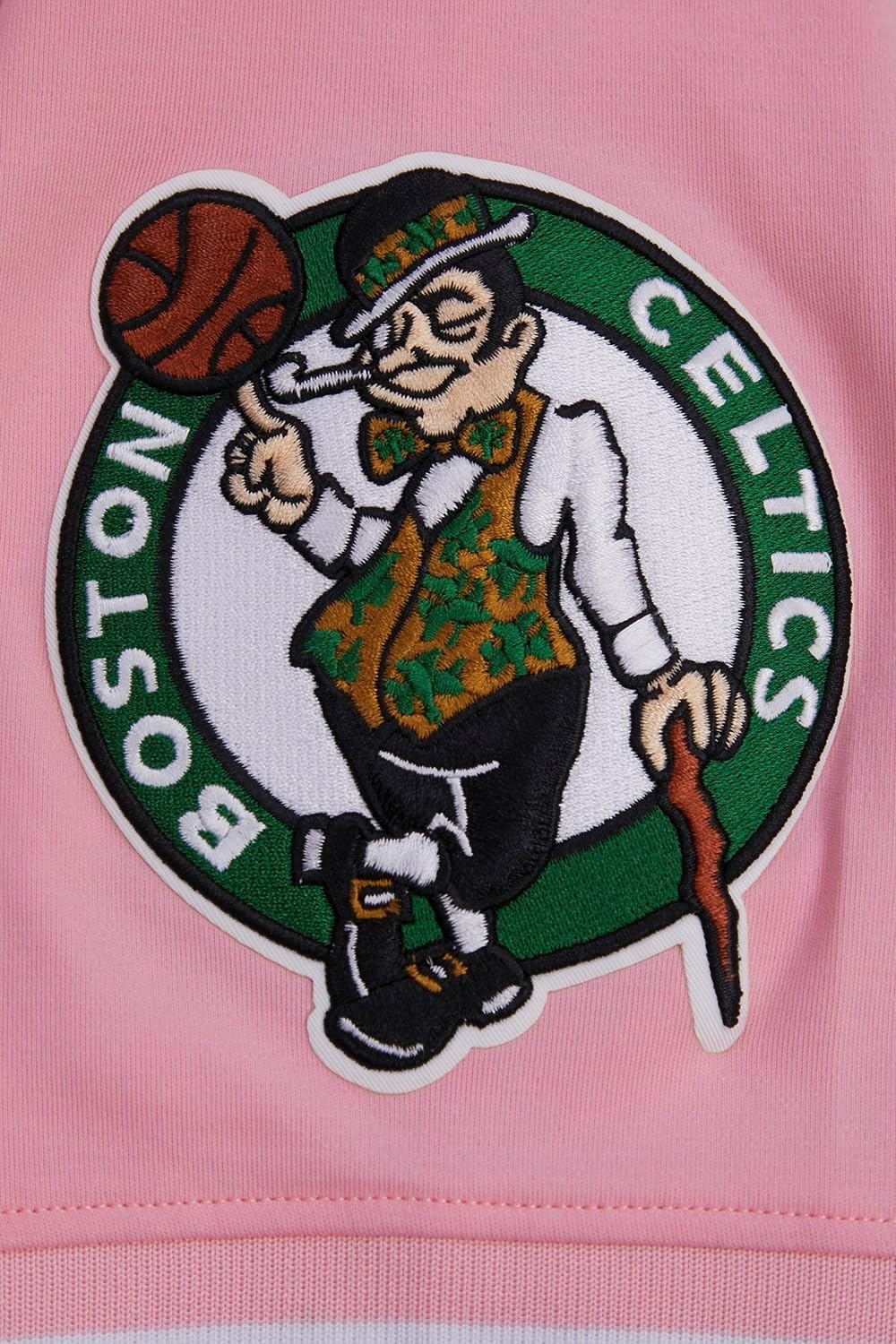 image:imagePro Standard NBA Mens Mens NBA Classic Chenille Standard Double Knit Short Sleeve ShirtPink