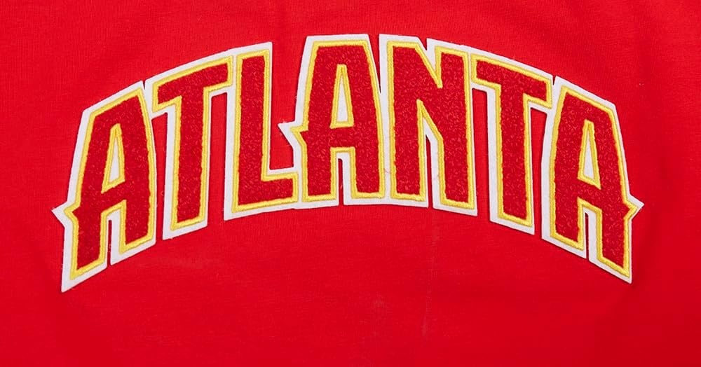 image:imagePro Standard NBA Womens Womens NBA Classic Chenille Cotton Single Jersey Short Sleeve Boxy TeeRed