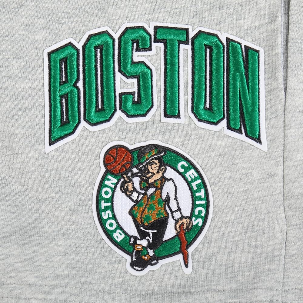 image:imagePro Standard NBA Womens Womens NBA Classic Chenille Fleece Fleece ShortHeather Grey