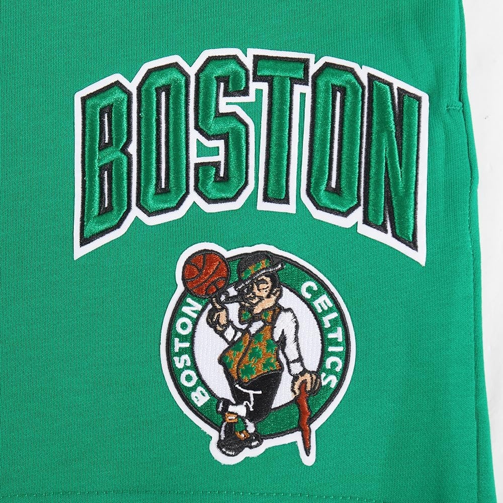 image:imagePro Standard NBA Womens Womens NBA Classic Chenille Fleece Fleece ShortKelly Green