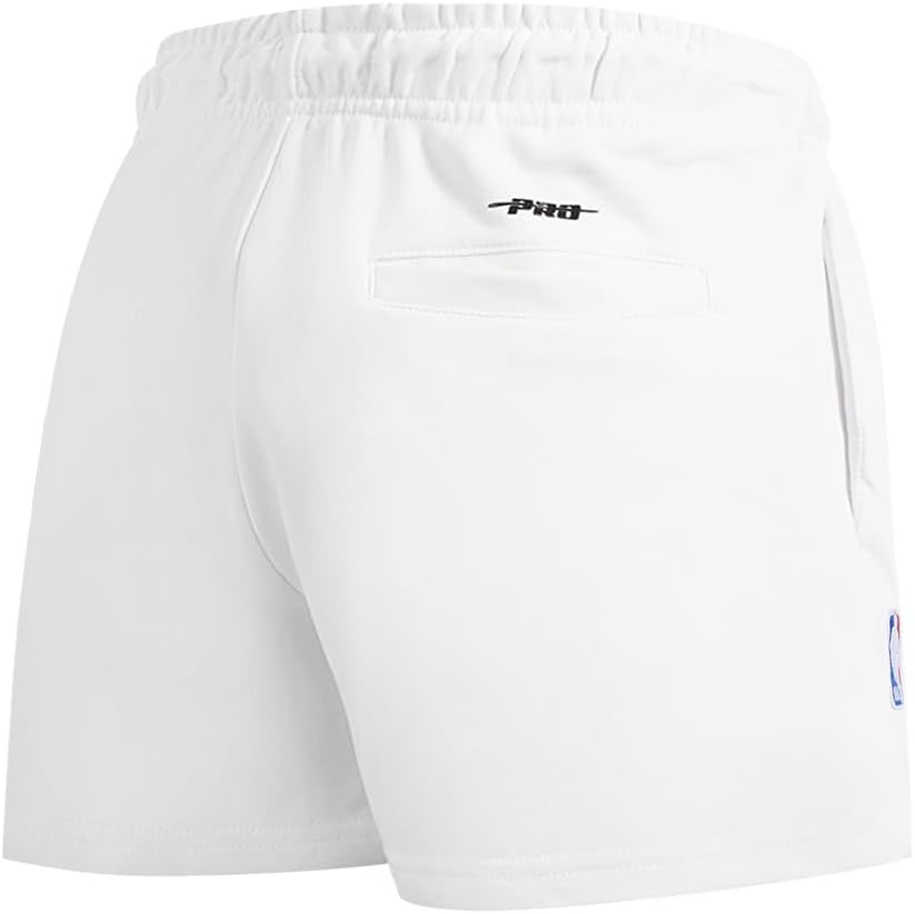 image:imagePro Standard NBA Womens Womens NBA Classic Chenille Fleece Fleece ShortWhite