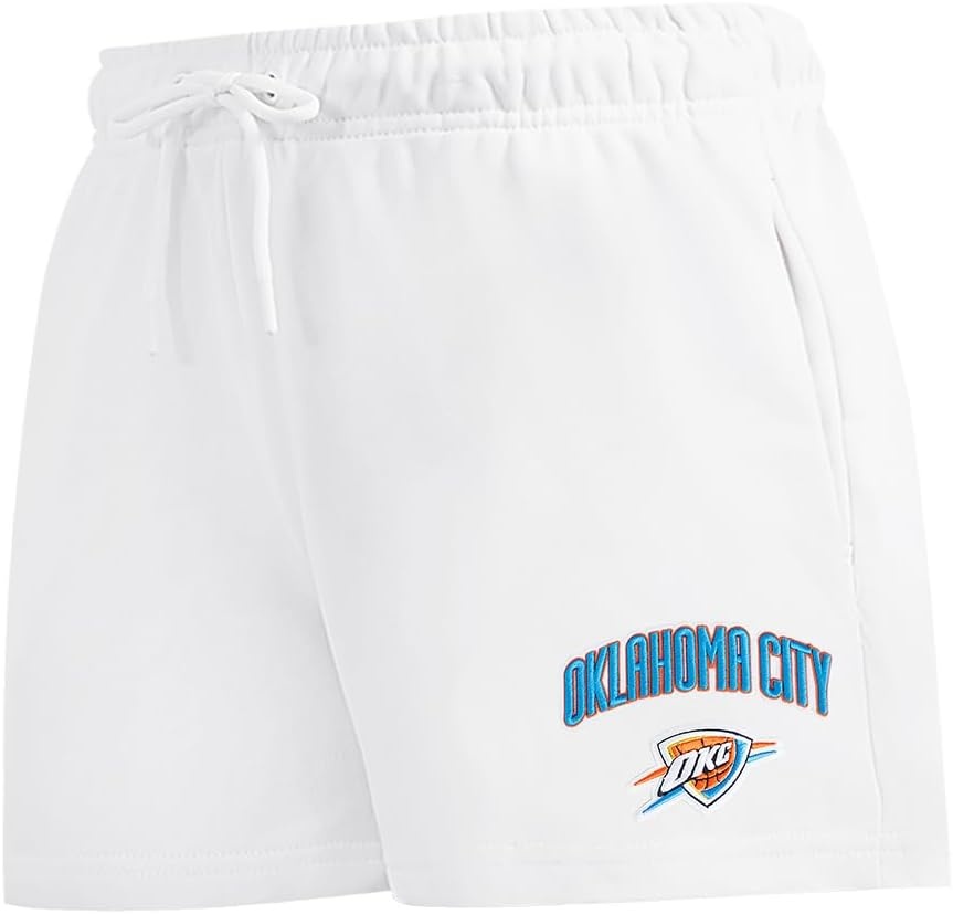 image:imagePro Standard NBA Womens Womens NBA Classic Chenille Fleece Fleece ShortWhite