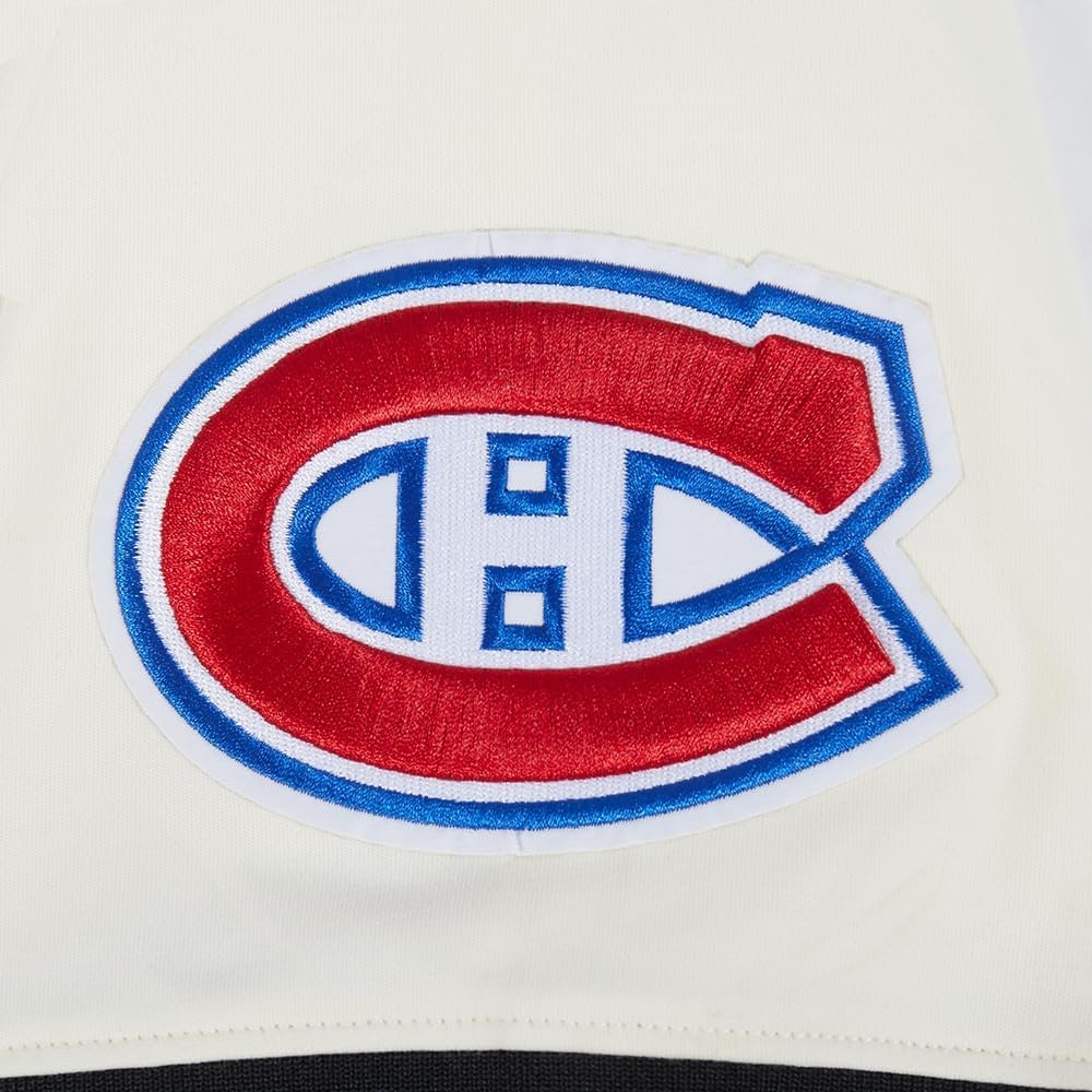 image:imagePro Standard NHL Mens Pro Standard Mens NHL Classic Chenille Cotton Double Knit Short Sleeve TeeEggshell Black
