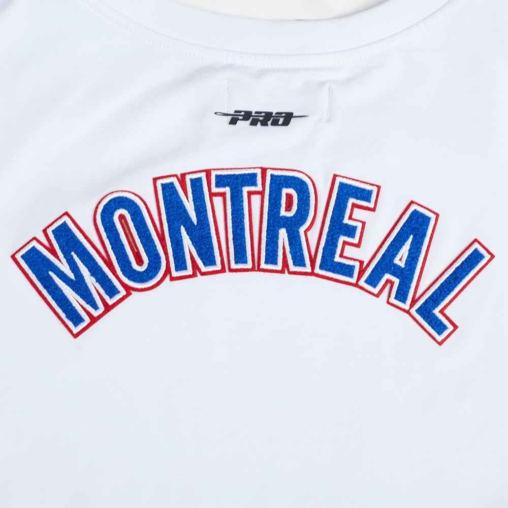 image:imagePro Standard NHL Womens Pro Standard Womens NHL Classic Chenille Cotton Short Sleeve Boxy TeeWhite