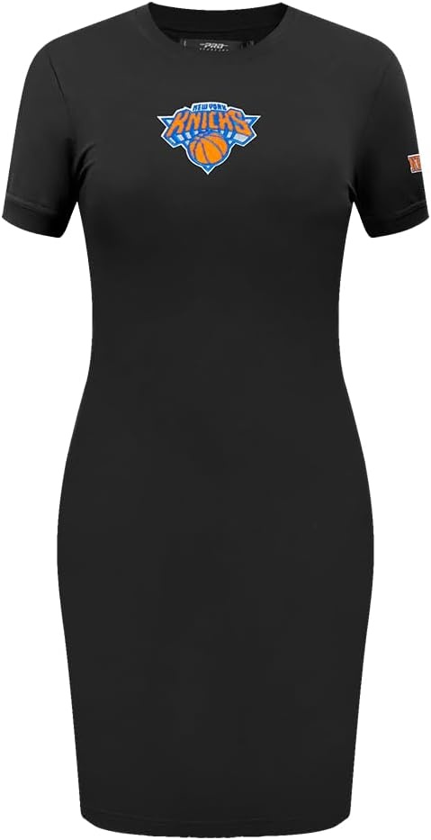 image:imagePro Standard Womens NBA Classic Chenille Cotton Single Jersey Body Con DressBlack