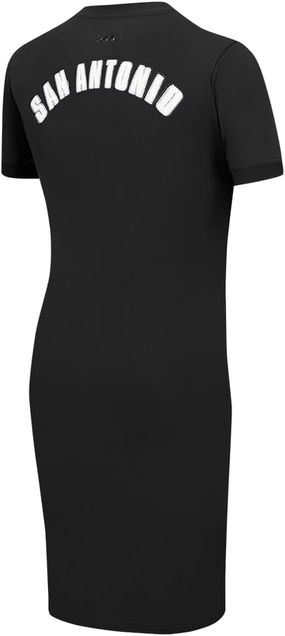 image:imagePro Standard Womens NBA Classic Chenille Cotton Single Jersey Body Con DressBlack