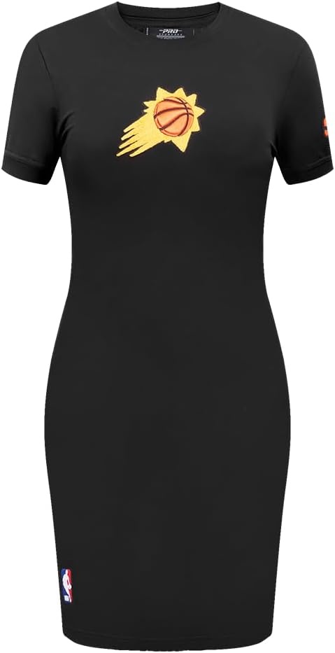 image:imagePro Standard Womens NBA Classic Chenille Cotton Single Jersey Body Con DressBlack