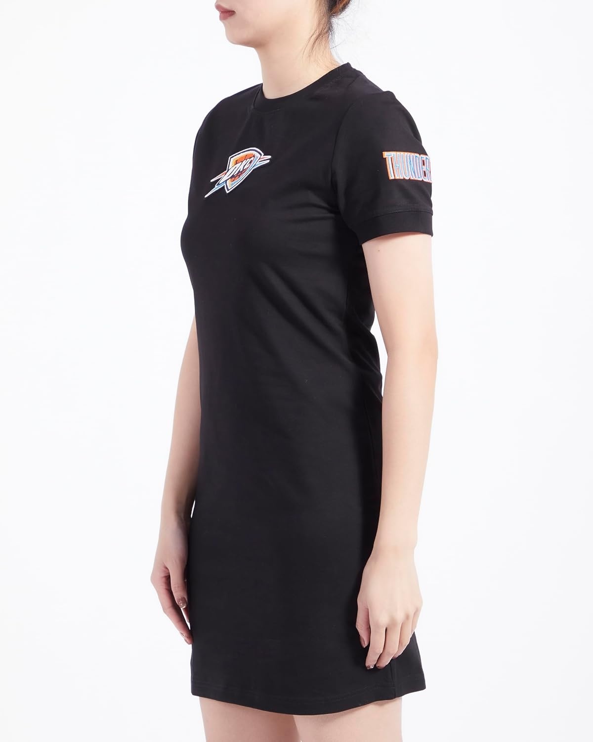 image:imagePro Standard Womens NBA Classic Chenille Cotton Single Jersey Body Con DressBlack