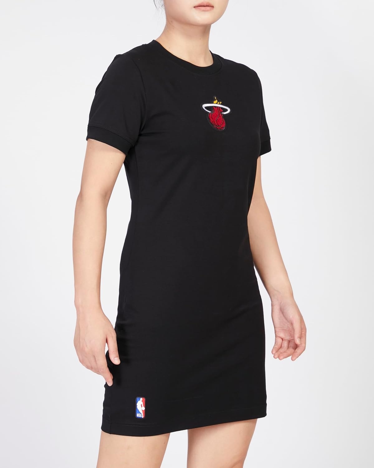 image:imagePro Standard Womens NBA Classic Chenille Cotton Single Jersey Body Con DressBlack