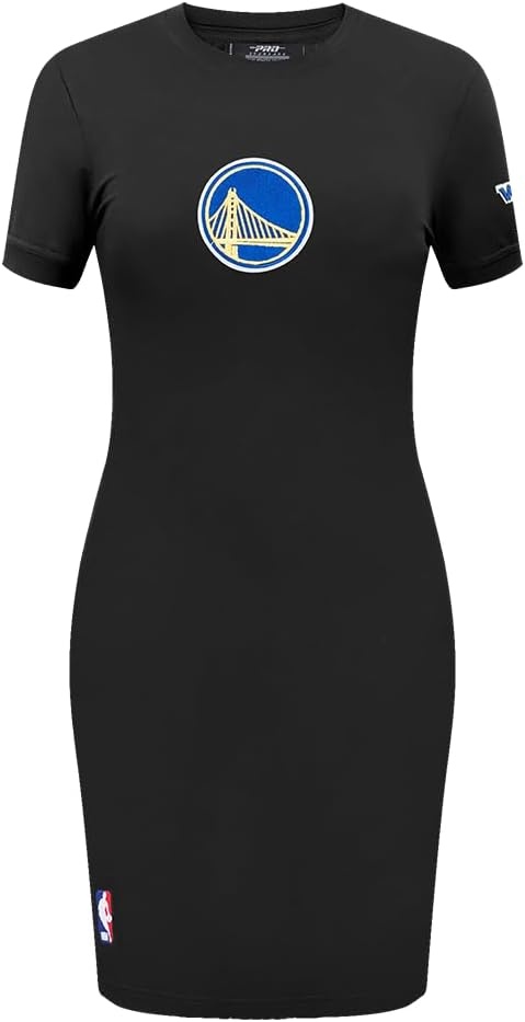 image:imagePro Standard Womens NBA Classic Chenille Cotton Single Jersey Body Con DressBlack