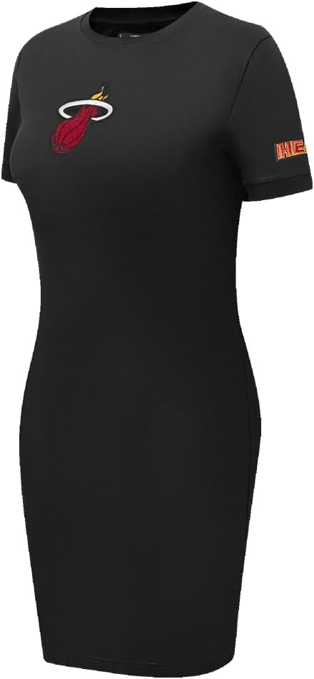 image:imagePro Standard Womens NBA Classic Chenille Cotton Single Jersey Body Con DressBlack