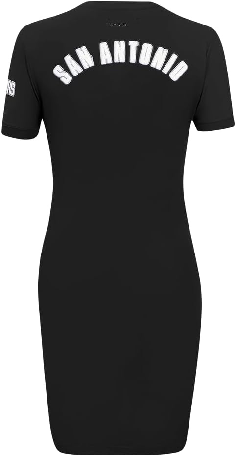 image:imagePro Standard Womens NBA Classic Chenille Cotton Single Jersey Body Con DressBlack