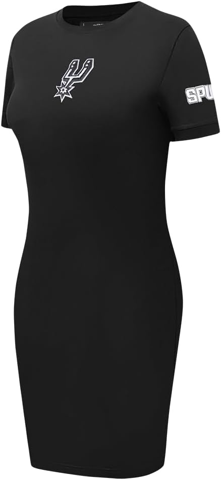 image:imagePro Standard Womens NBA Classic Chenille Cotton Single Jersey Body Con DressBlack