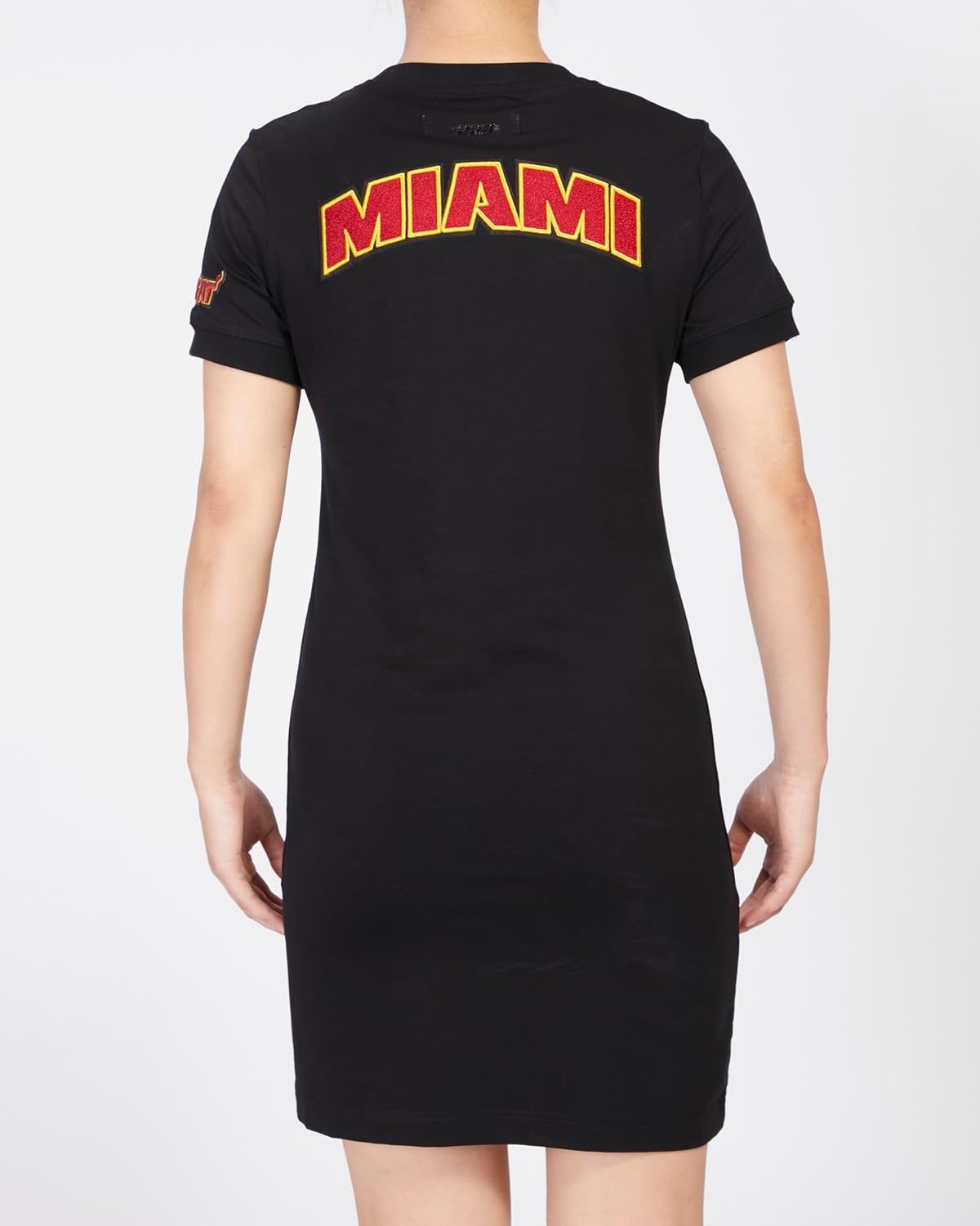 image:imagePro Standard Womens NBA Classic Chenille Cotton Single Jersey Body Con DressBlack