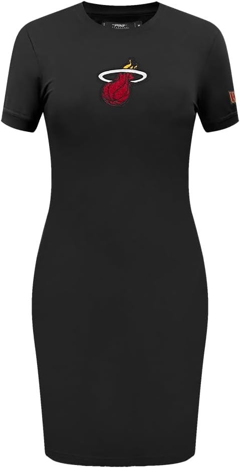 image:imagePro Standard Womens NBA Classic Chenille Cotton Single Jersey Body Con DressBlack