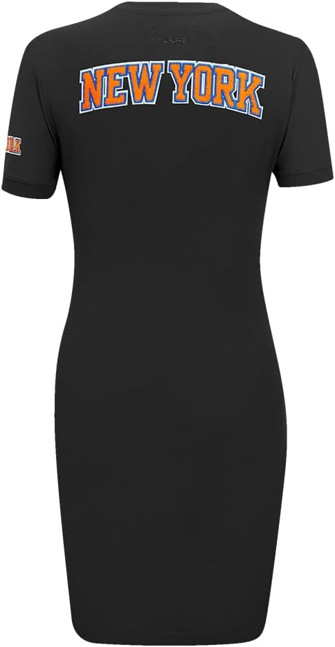 image:imagePro Standard Womens NBA Classic Chenille Cotton Single Jersey Body Con DressBlack