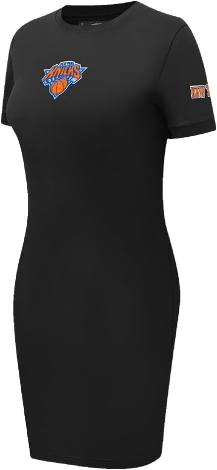 image:imagePro Standard Womens NBA Classic Chenille Cotton Single Jersey Body Con DressBlack