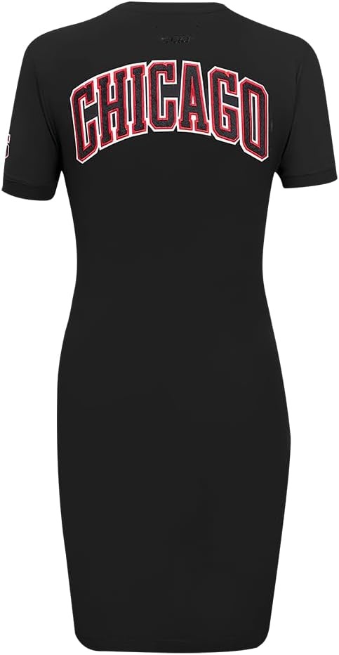 image:imagePro Standard Womens NBA Classic Chenille Cotton Single Jersey Body Con DressBlack