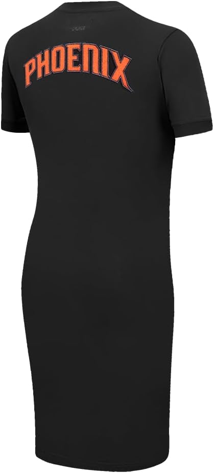 image:imagePro Standard Womens NBA Classic Chenille Cotton Single Jersey Body Con DressBlack
