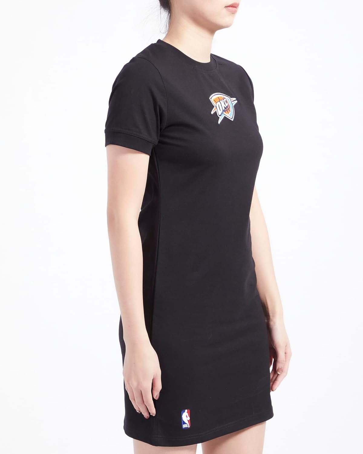 image:imagePro Standard Womens NBA Classic Chenille Cotton Single Jersey Body Con DressBlack