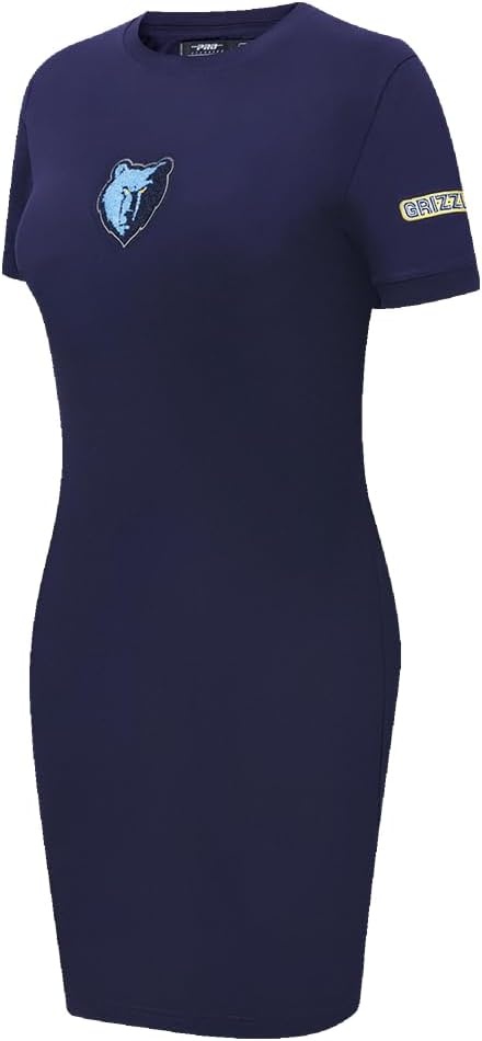 image:imagePro Standard Womens NBA Classic Chenille Cotton Single Jersey Body Con DressMidnight Navy