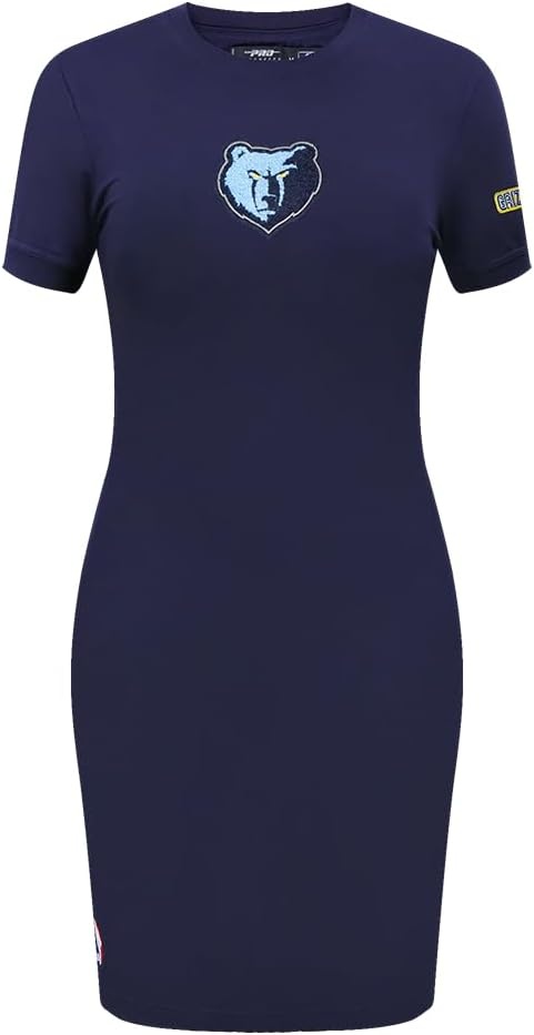 image:imagePro Standard Womens NBA Classic Chenille Cotton Single Jersey Body Con DressMidnight Navy