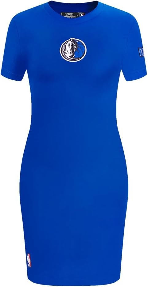 image:imagePro Standard Womens NBA Classic Chenille Cotton Single Jersey Body Con DressRoyal Blue