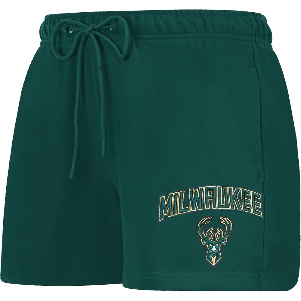 image:imagePro Standard NBA Womens Womens NBA Classic Chenille Fleece Fleece ShortForest Green