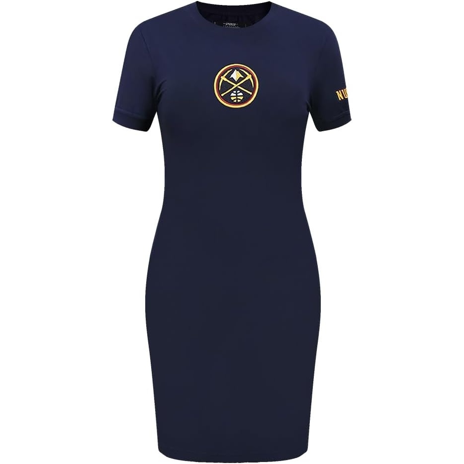 image:imagePro Standard Womens NBA Classic Chenille Cotton Single Jersey Body Con DressMidnight Navy