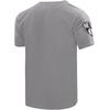 Pro Standard NBA Mens Men’s NBA Classic Chenille Cotton Single Jersey Short Sleeve Tee(Grey)